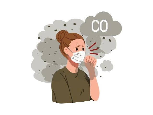 Ilustrație cu simptome de intoxicație cu monoxid de carbon din centrală pe gaz