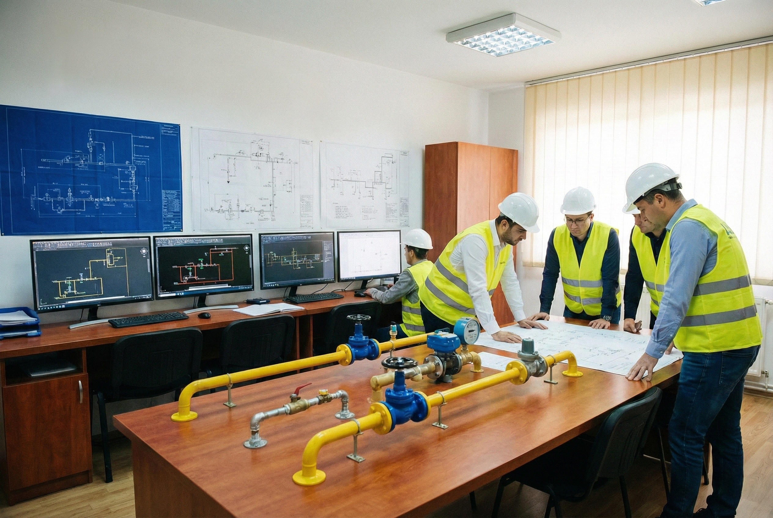 Proiectare instalații gaz