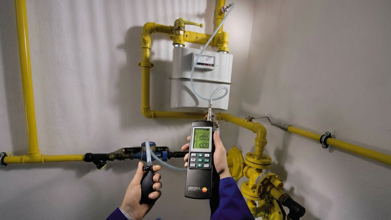 Verificare instalație gaz